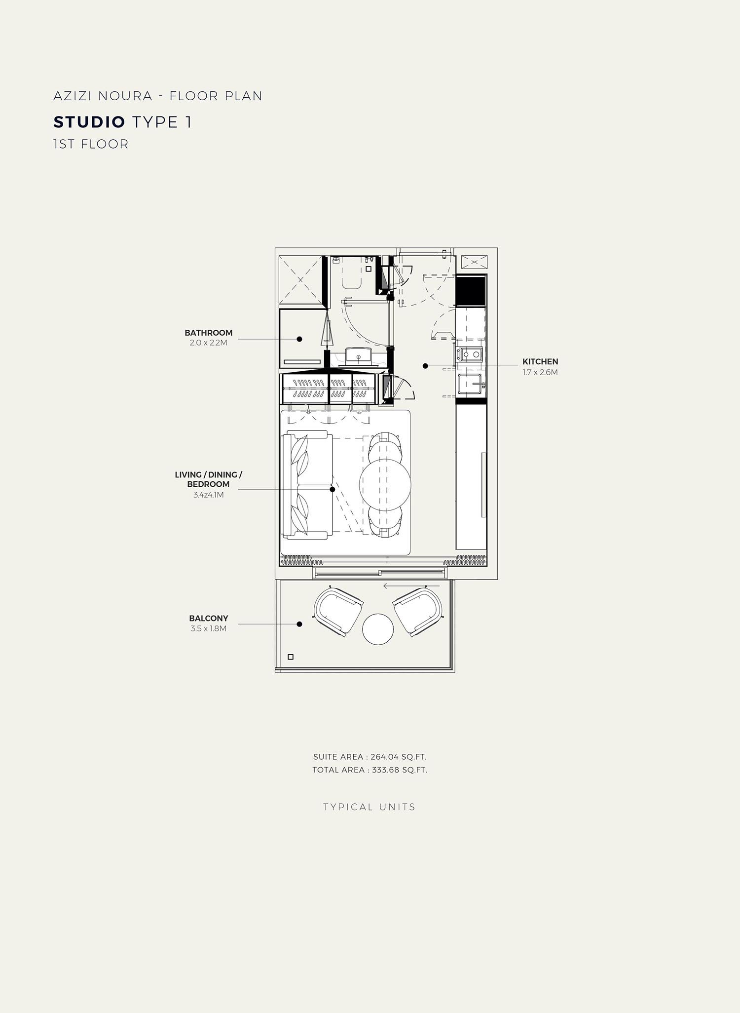 Studio floor plan