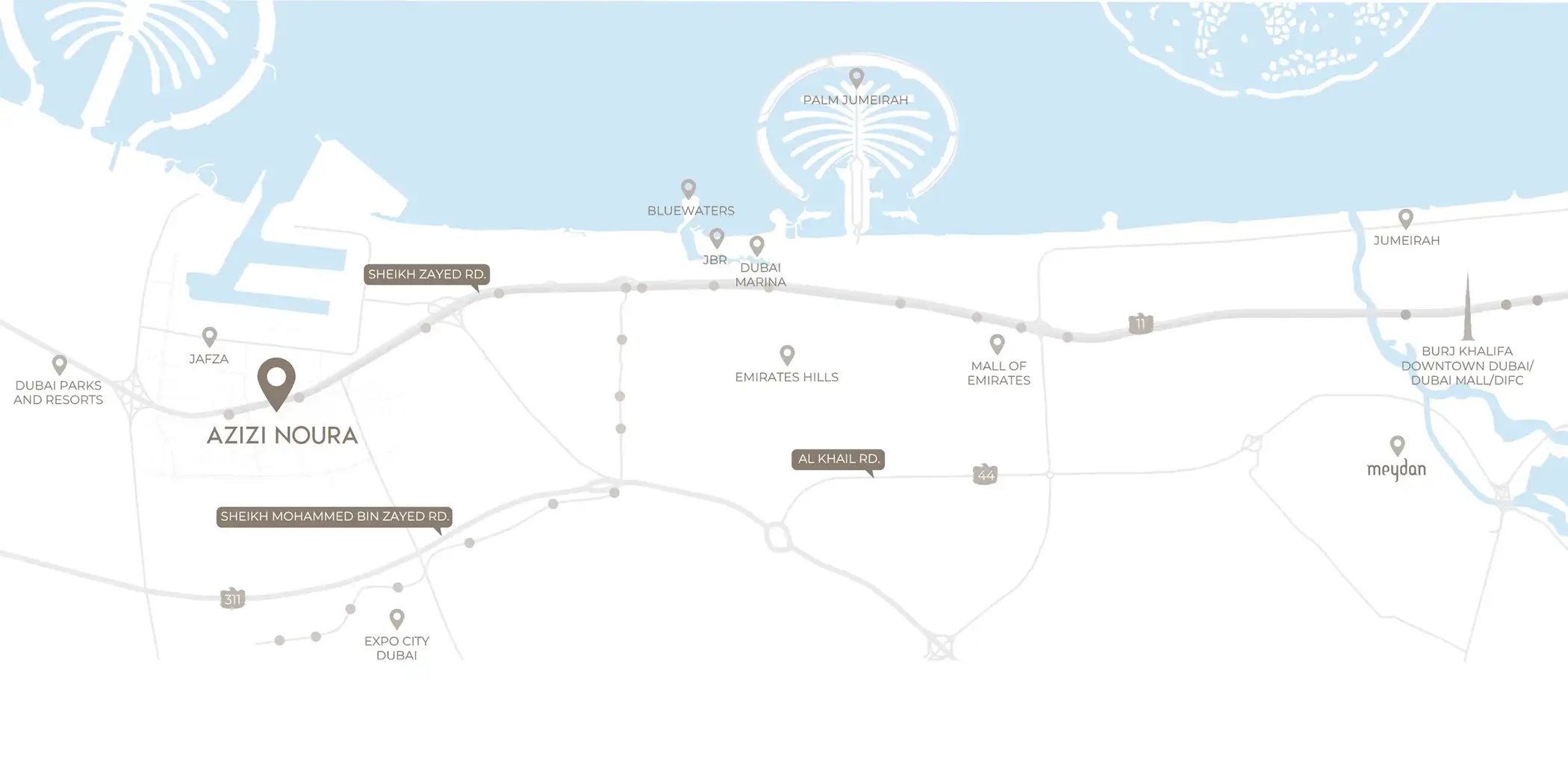Azizi Noura location map