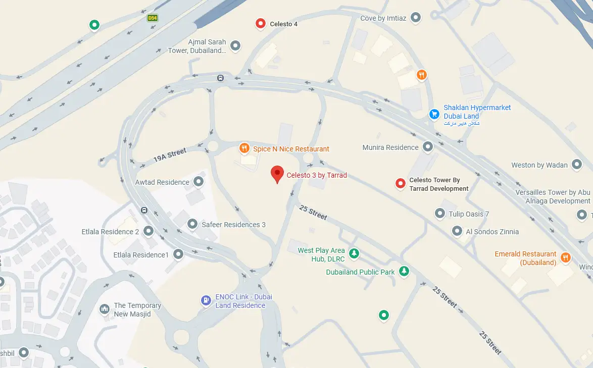 Celesto Tower 3 location map