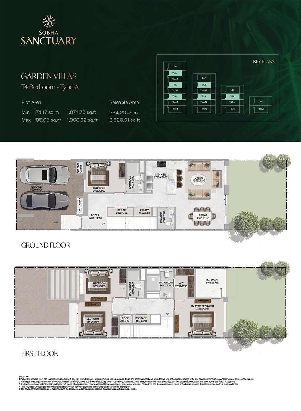 The Brooks at Sobha Sanctuary floor plan