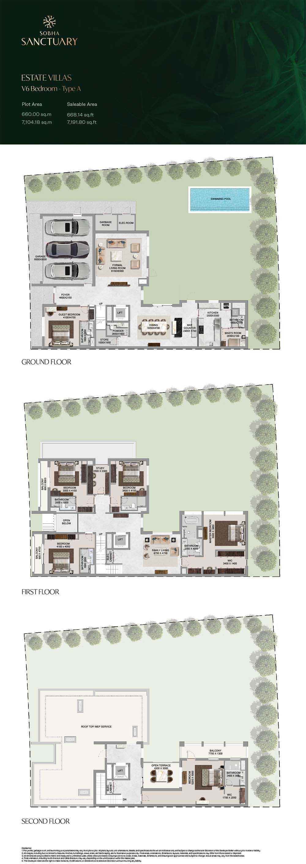 The Grove at Sobha Sanctuary floor plan