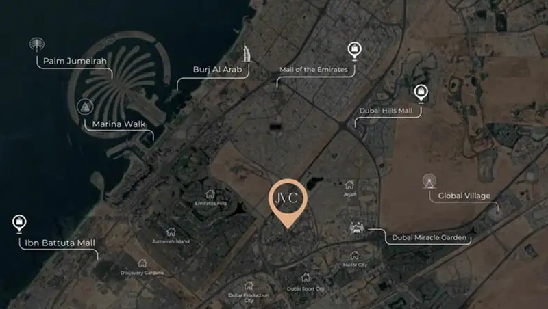 Beverly Crown by HMB location map