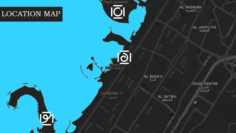 La Rive Apartments location map