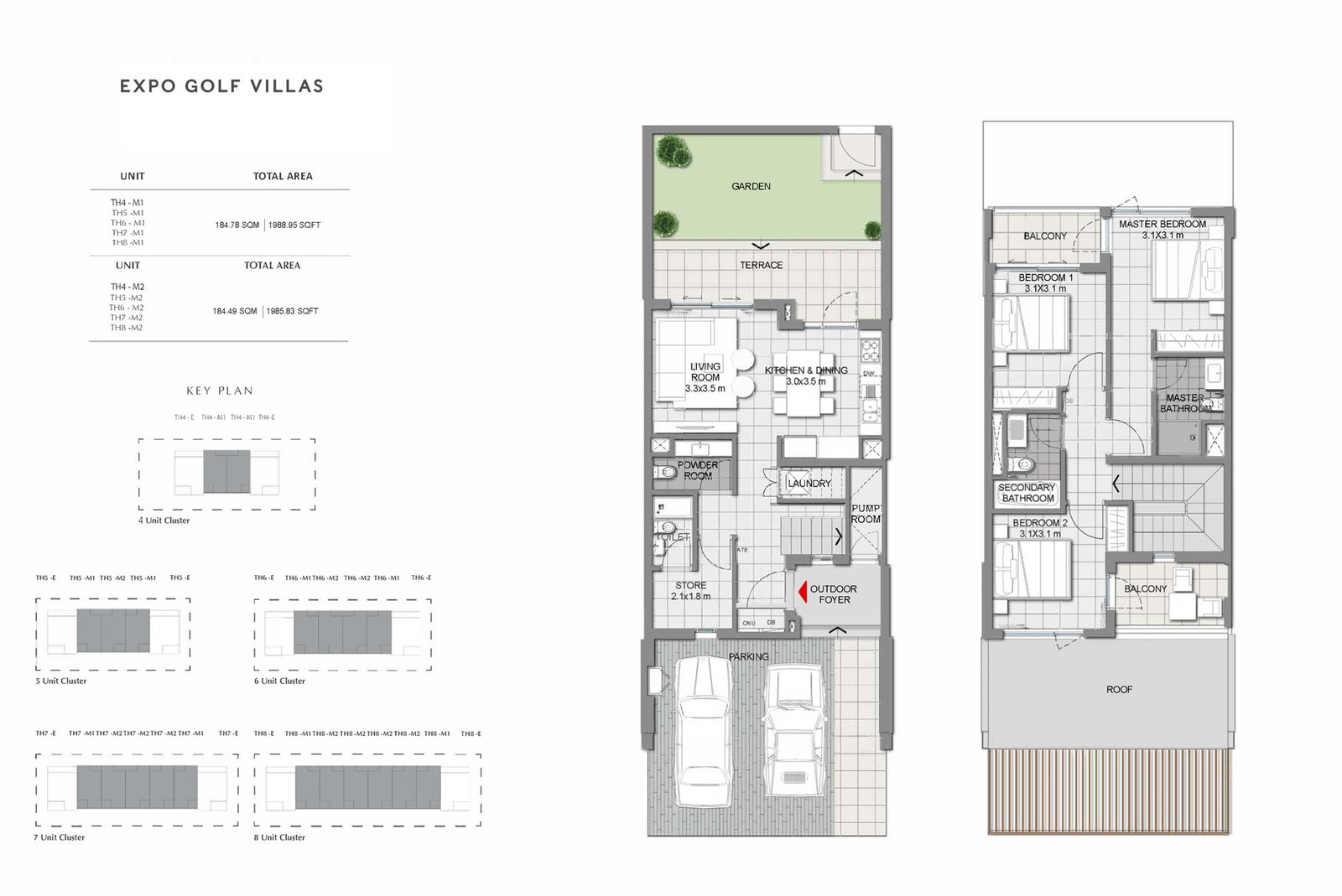 Expo Golf Villas Phase II floor plan