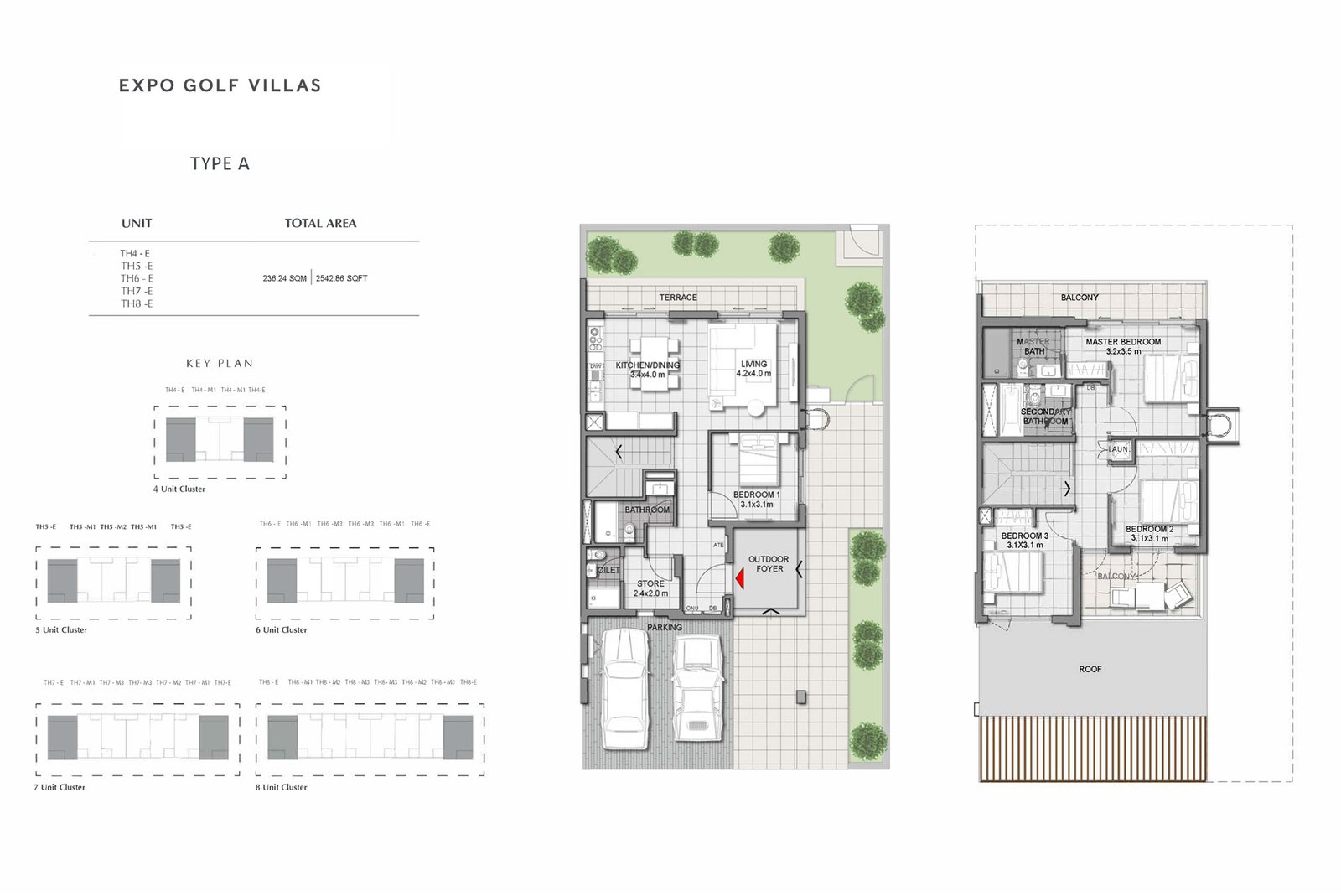 4 Bedroom floor plan
