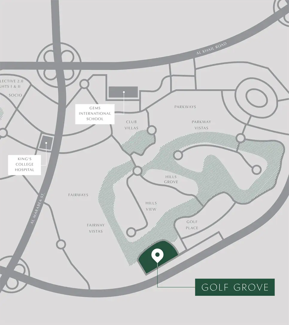 Golf Grove location map
