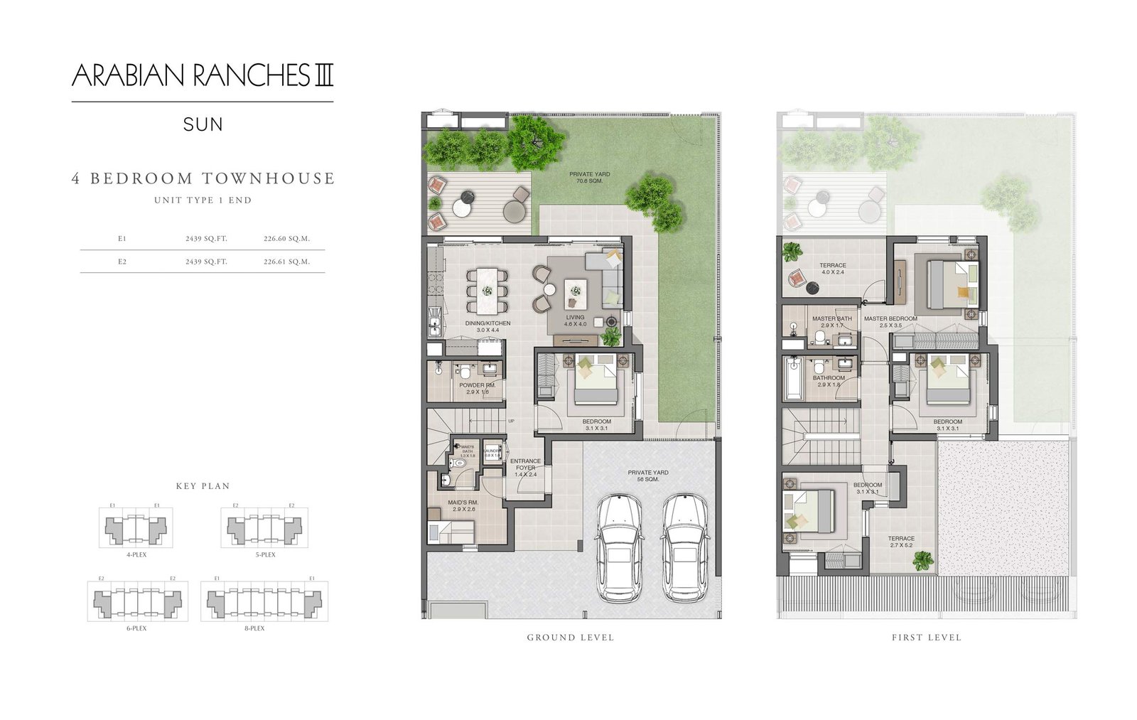 4 Bedroom floor plan