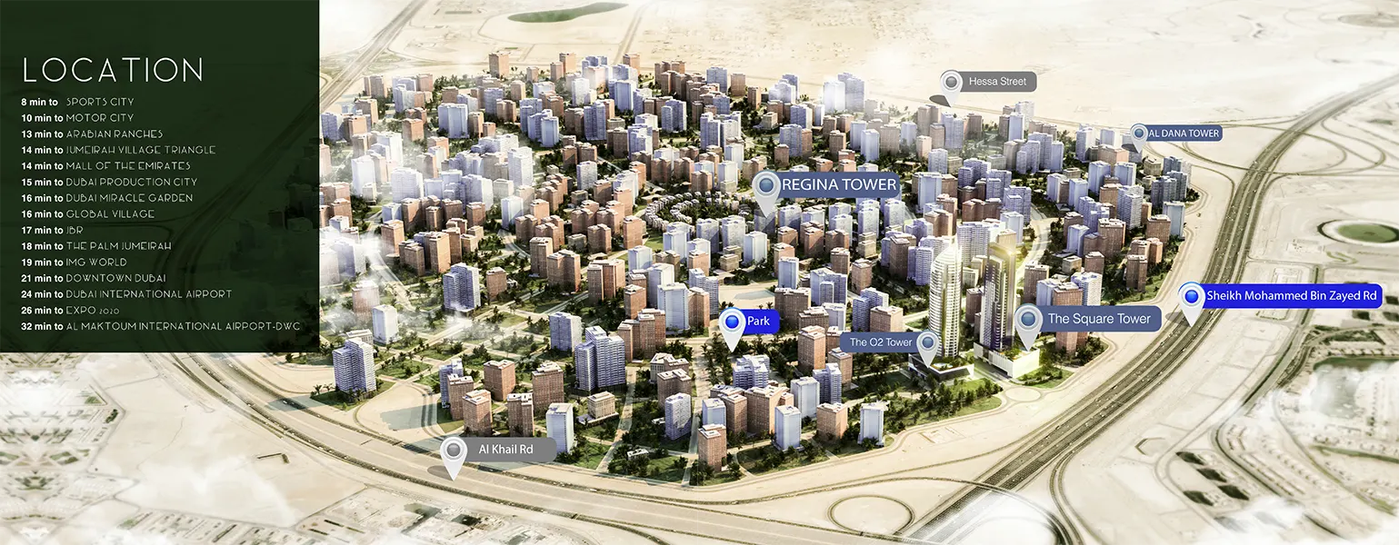 Regina Tower location map