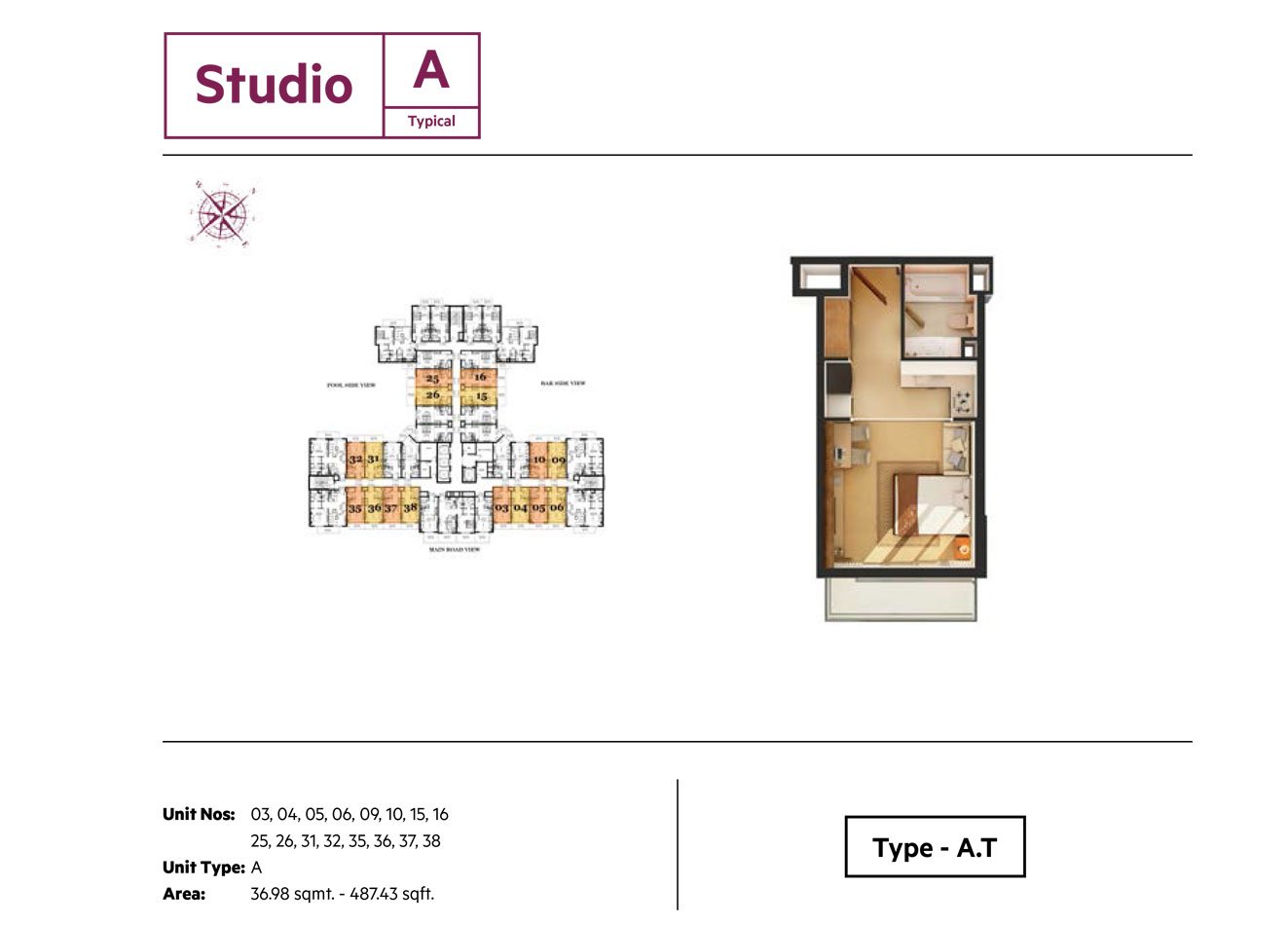 Studio floor plan