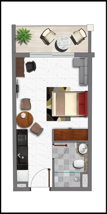 Studio floor plan