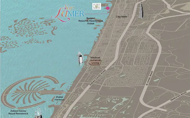 Sur La Mer location map