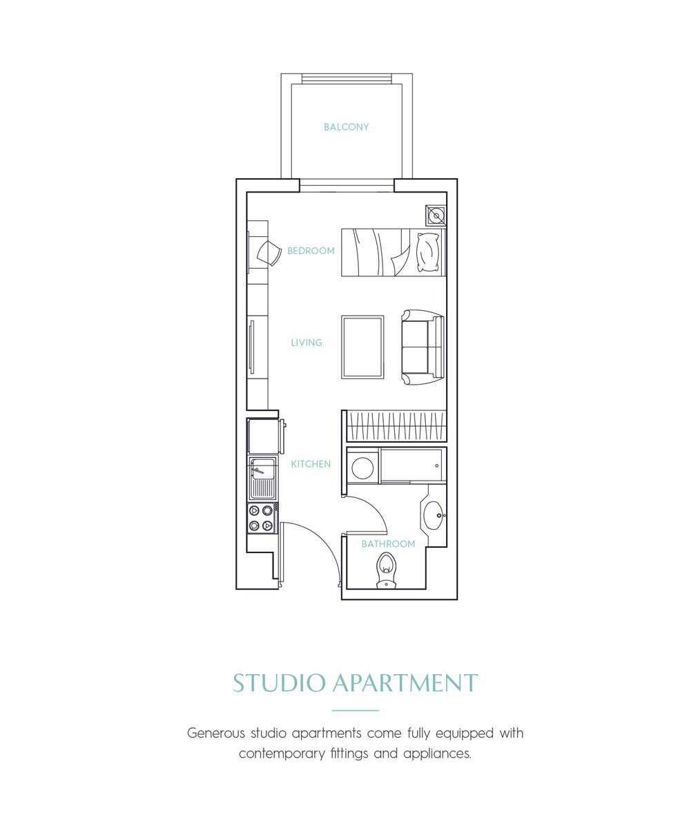 Studio floor plan