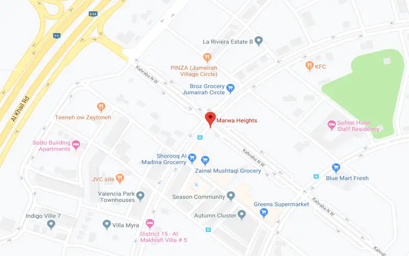Marwa Heights location map