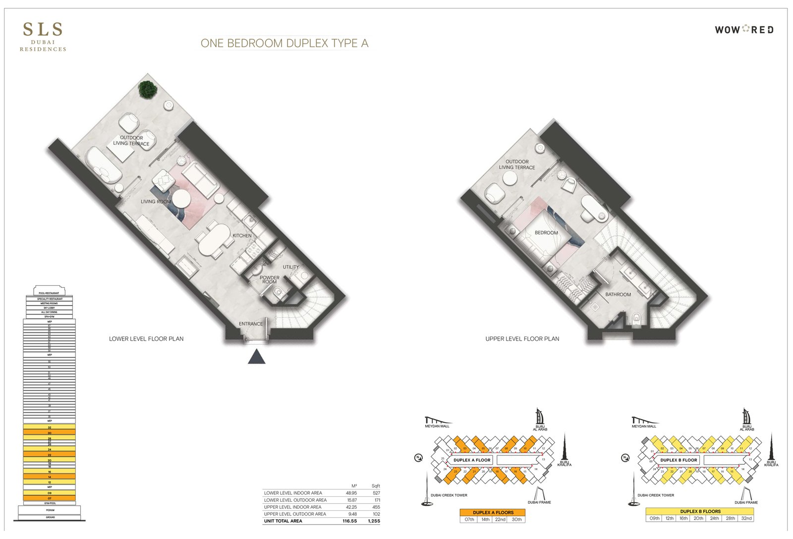 1 Bedroom floor plan