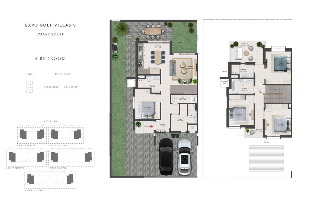 4 Bedroom floor plan