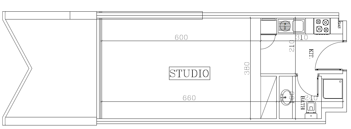 Studio floor plan