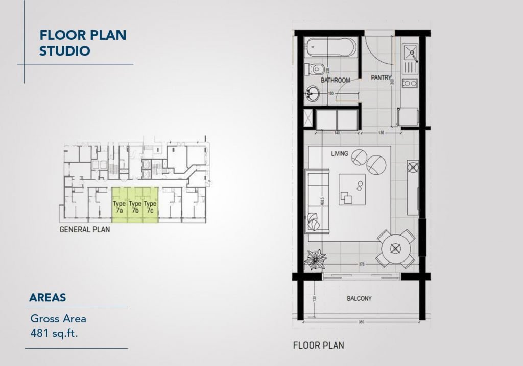 Studio floor plan