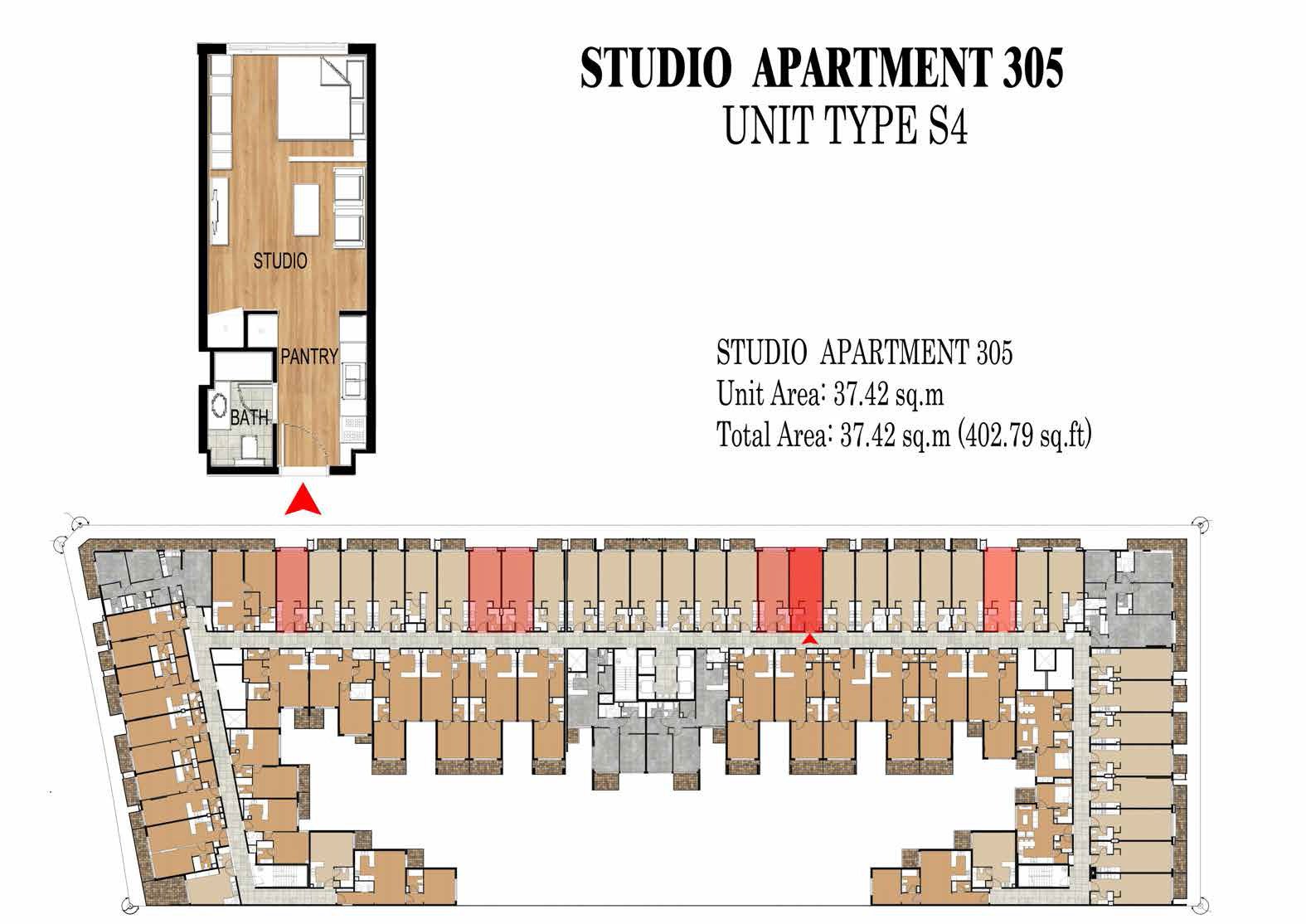 Studio floor plan