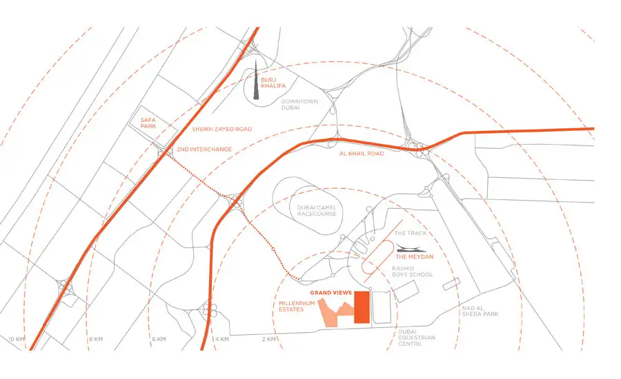 Grand Views Townhouses location map