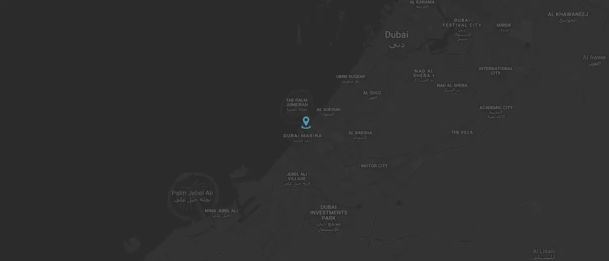 CIEL Tower Dubai Marina location map