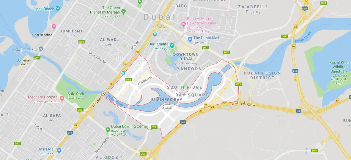 The Court Tower location map
