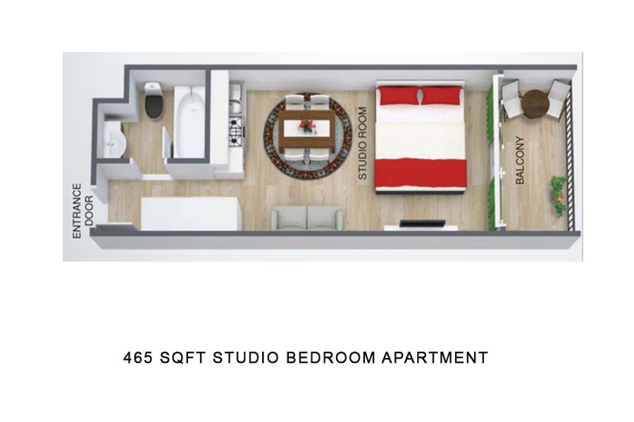 Studio floor plan