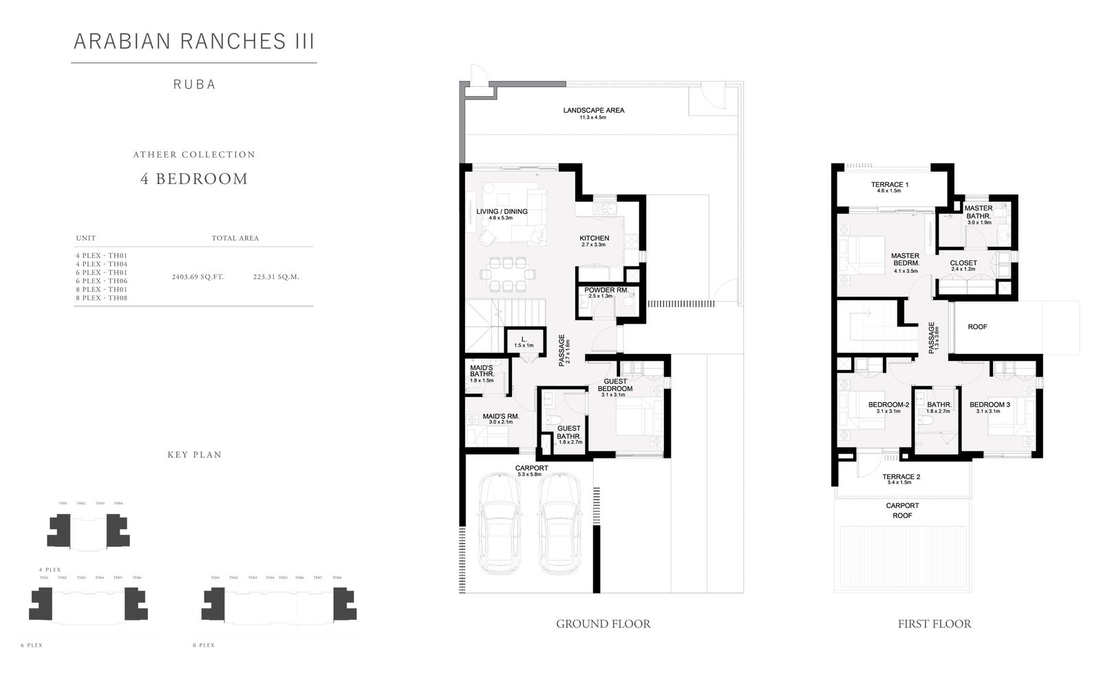 4 Bedroom floor plan