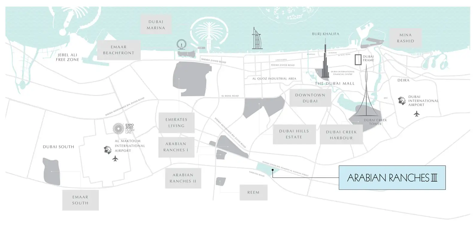 Ruba Townhouses location map