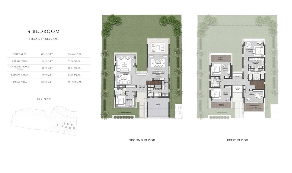 4 Bedroom floor plan