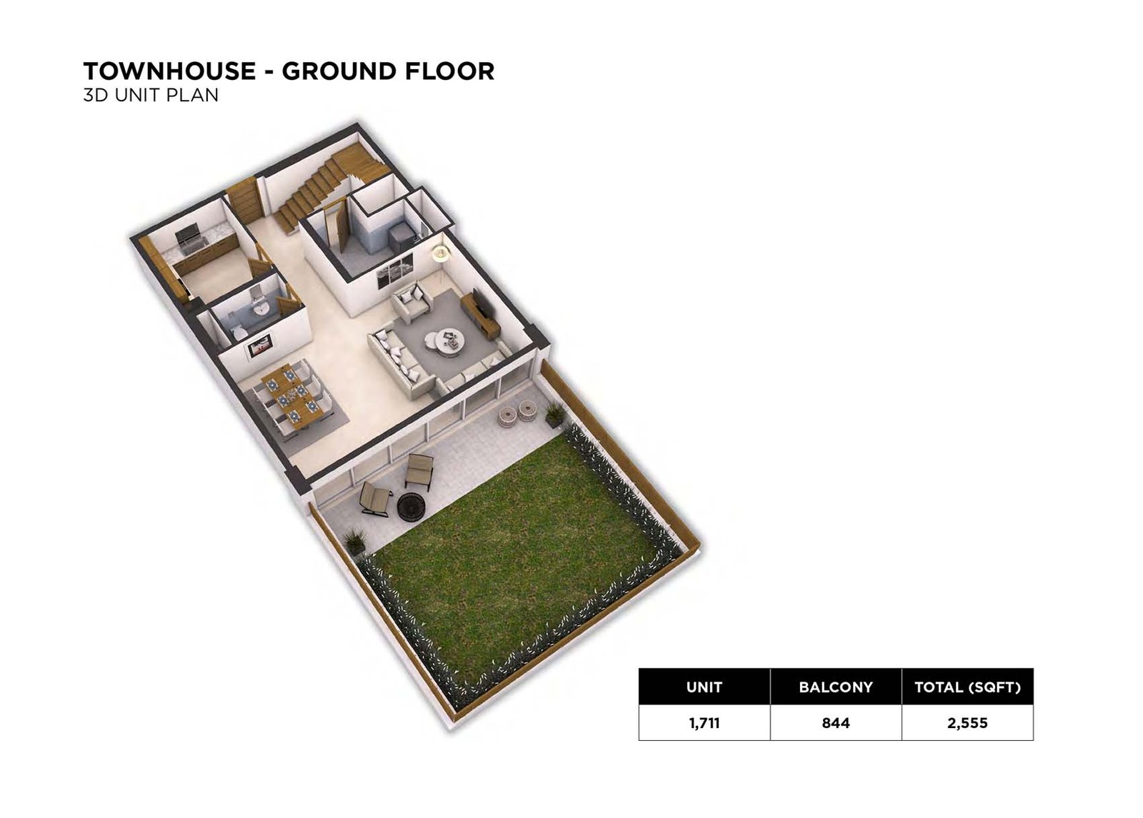 2 Bedrooms floor plan