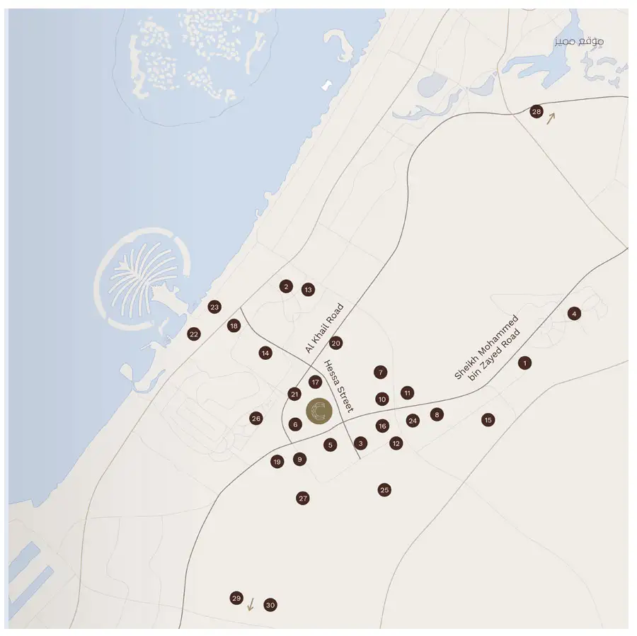 Chaimaa Avenue location map
