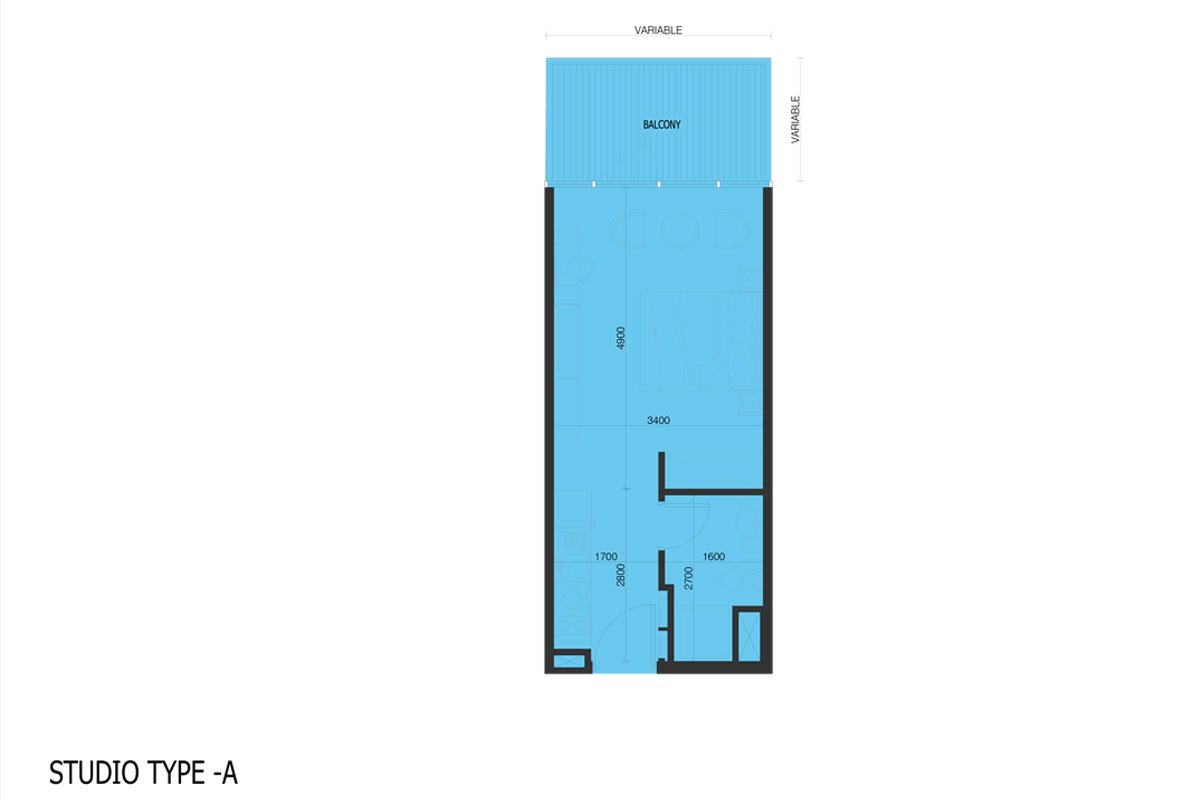 Studio floor plan