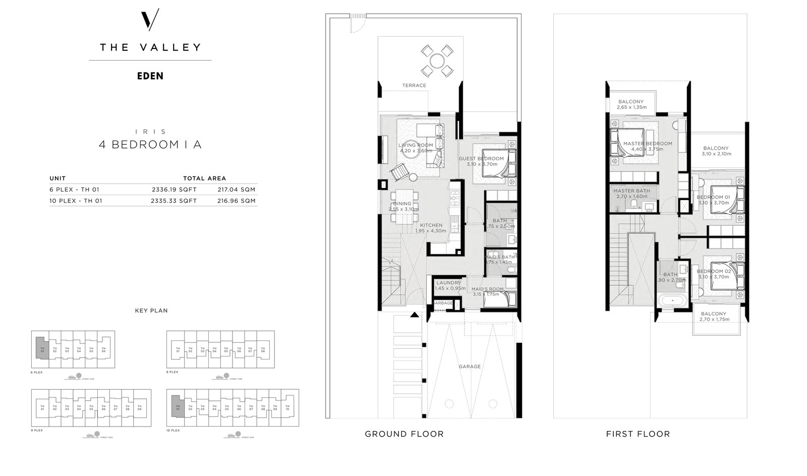 4 Bedroom floor plan