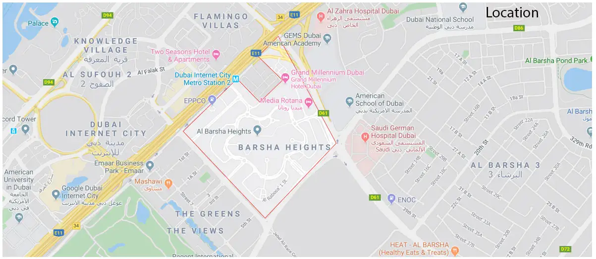 Grand Central location map