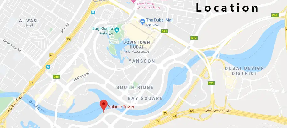 Volante location map