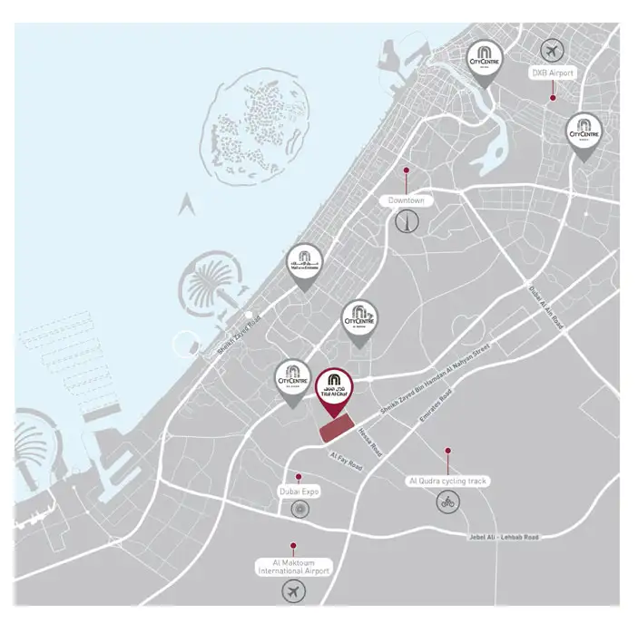 Elan Townhouses location map