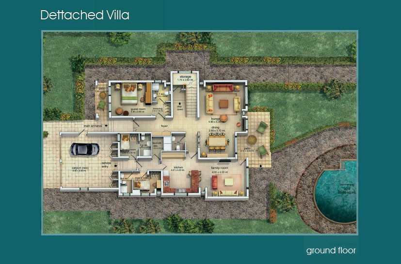 5 Bedroom floor plan