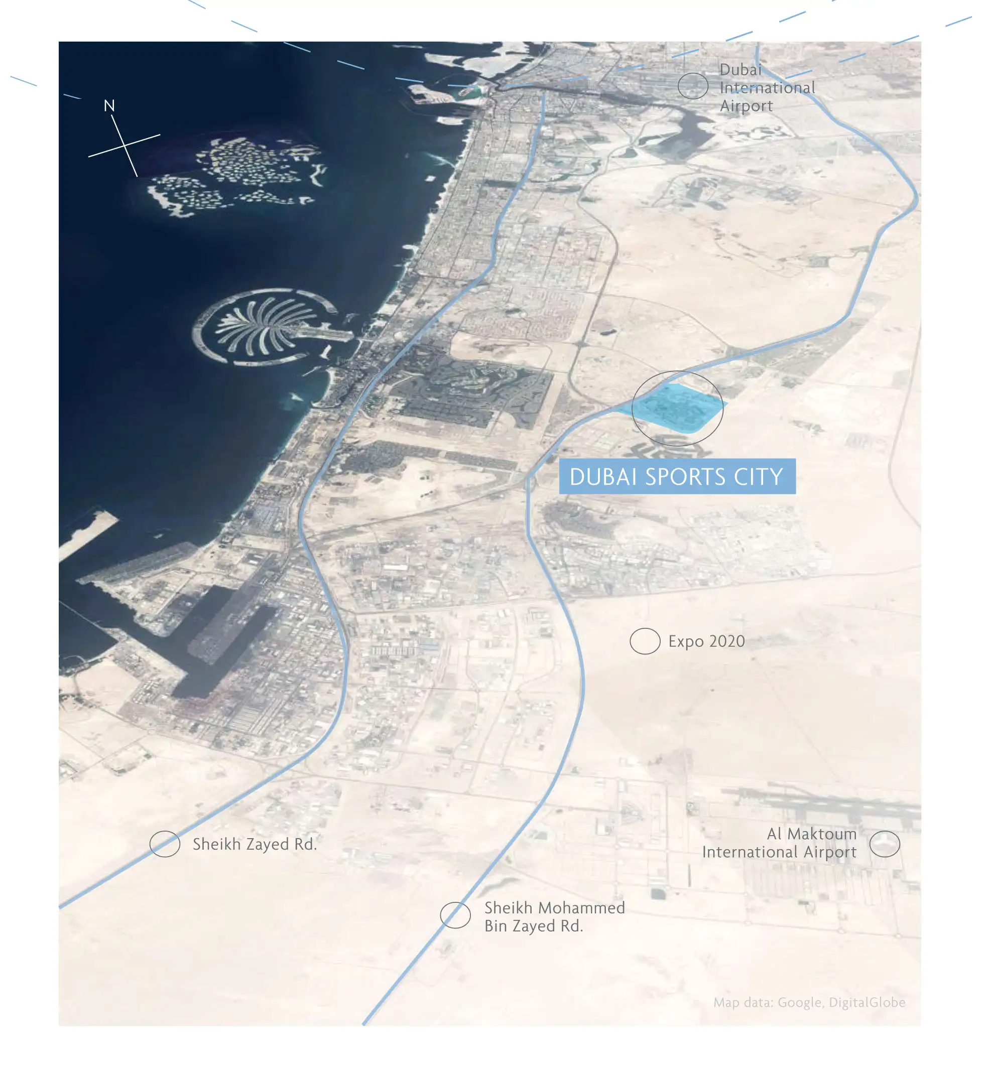 Gallery Villas location map
