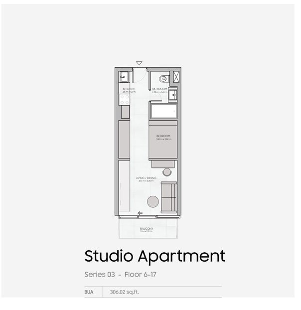 Studio floor plan