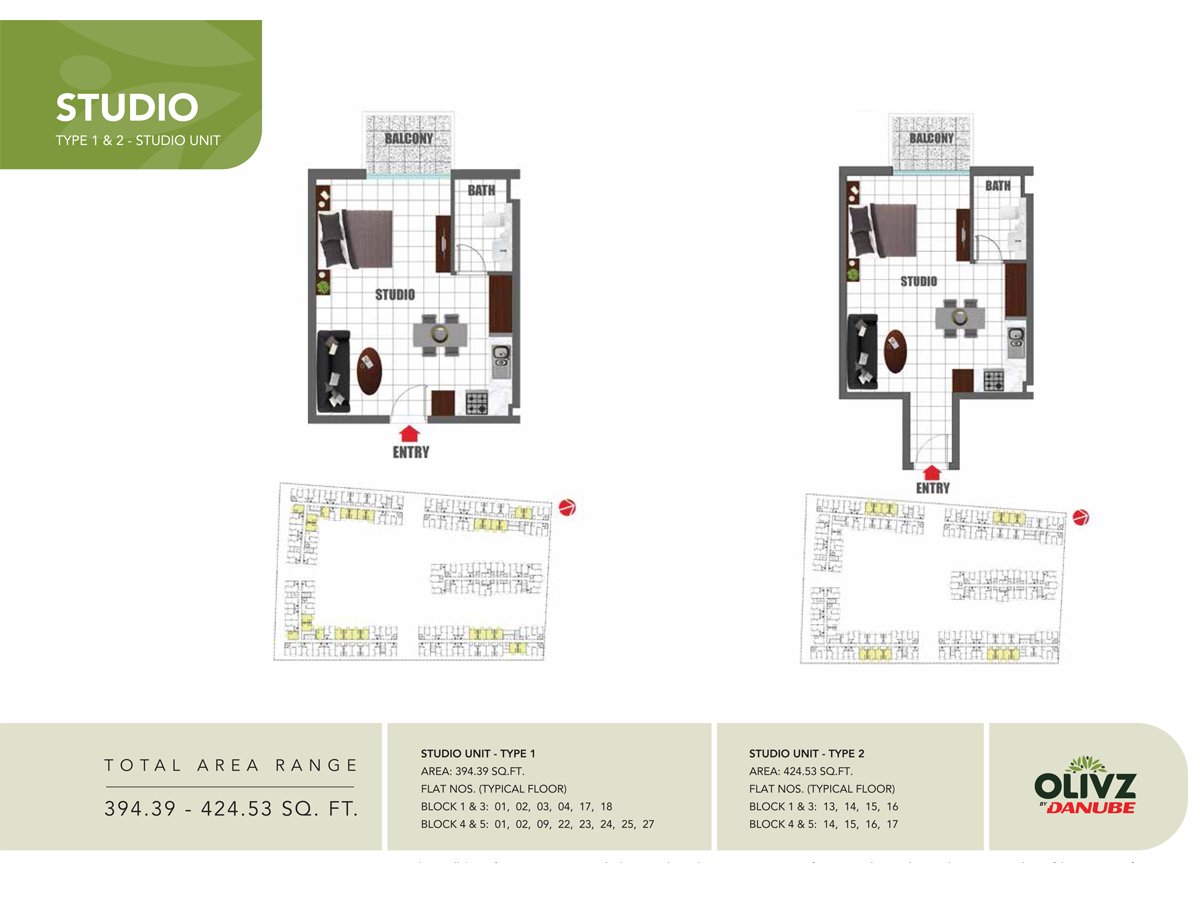 Studio floor plan