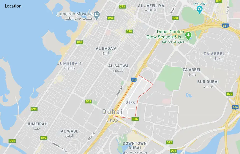 Park Towers location map