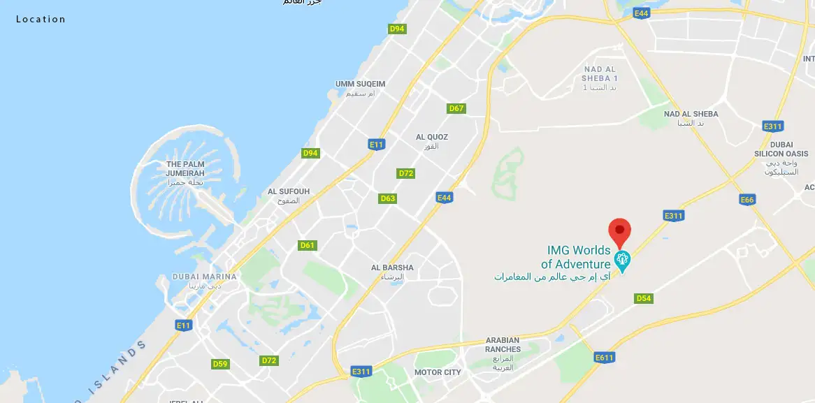 Madison Residences location map