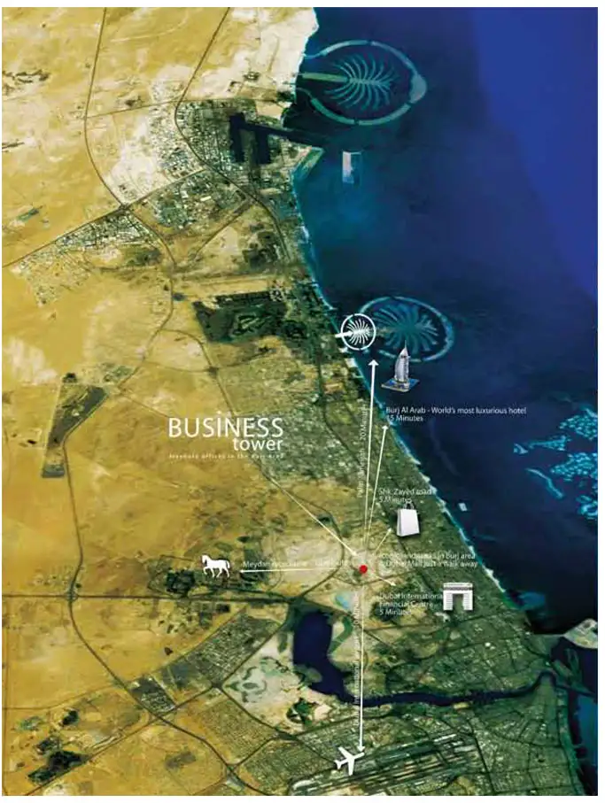 Business Tower location map