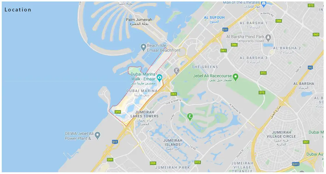 Ocean Heights location map