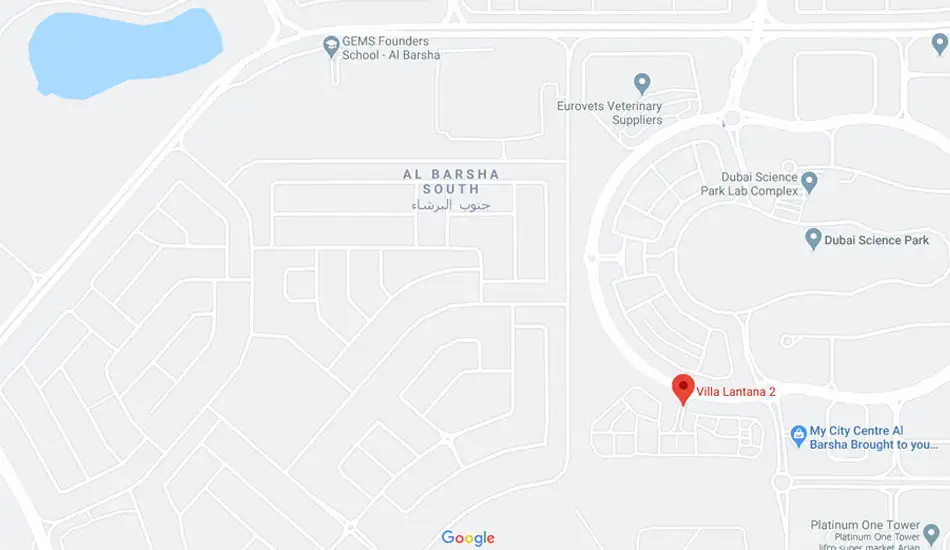 Villa Lantana location map