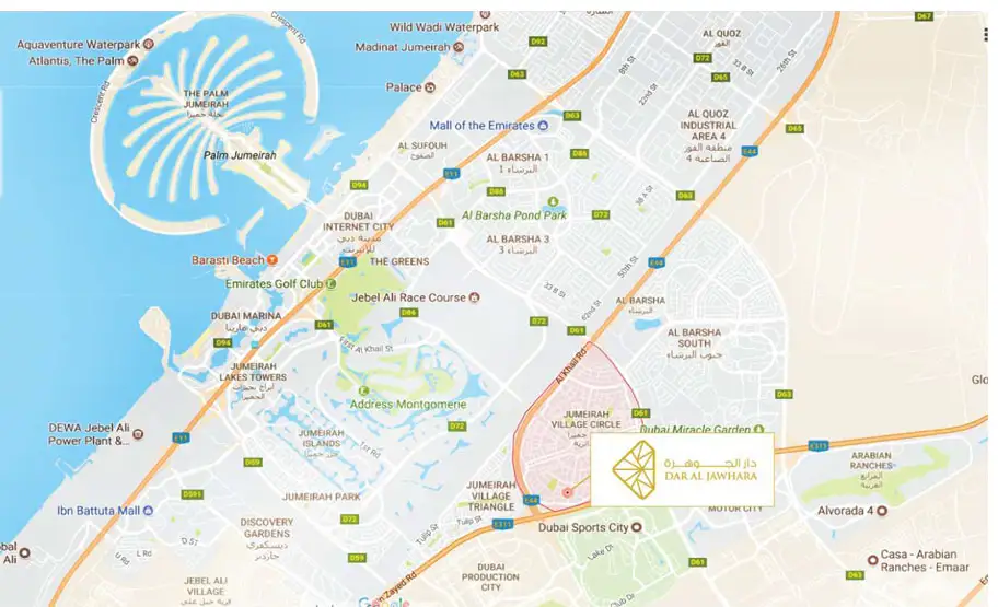 Dar Al Jawhara location map