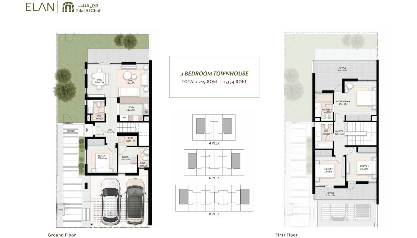 4 Bedroom floor plan
