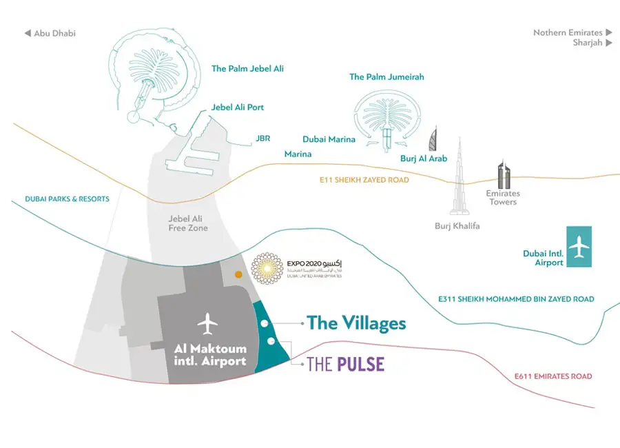 The Pulse Boulevard Apartments location map