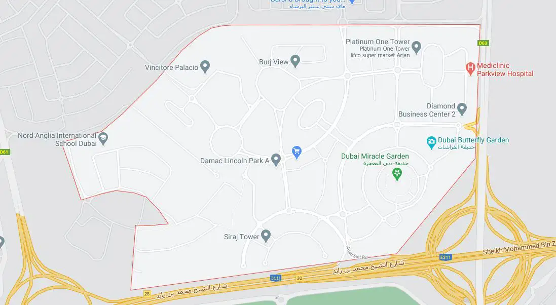 Joya Blanca Residences location map