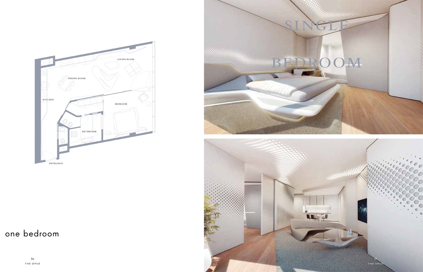1 Bedroom floor plan